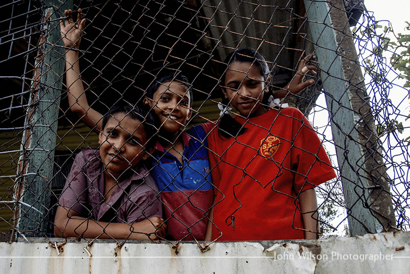 Fiji squatter children
