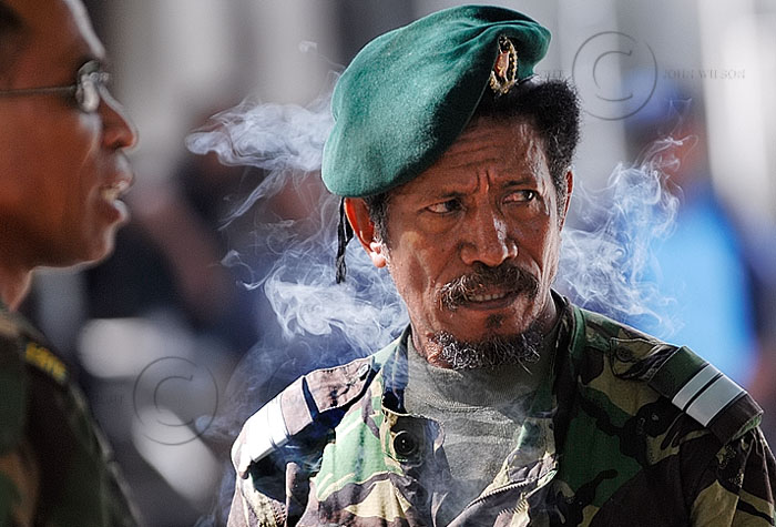 Portrait of East Timor Commander