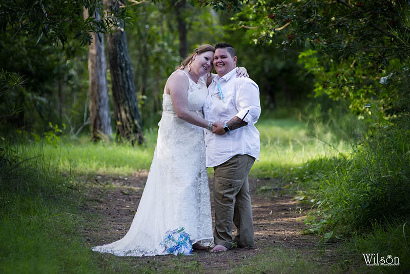 Jayne and Emma - Hervey Bay same sex wedding